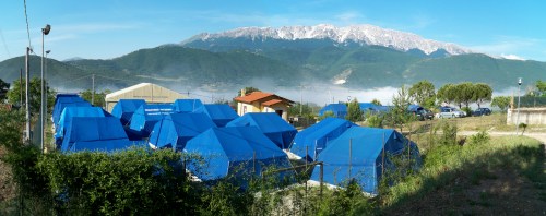 tendopoli di Roccapreturo (AQ)